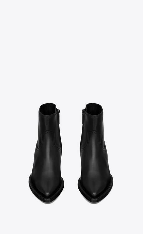 Lukas boots in leather | Saint Laurent United States | YSL.com