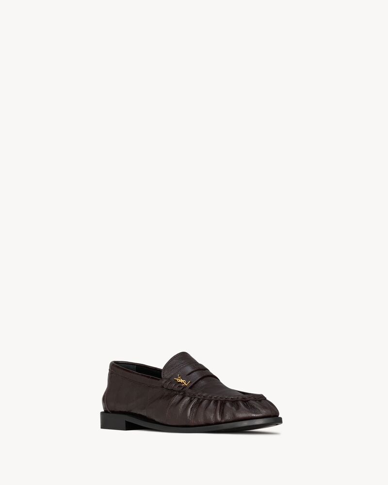 le loafer penny slippers in eel