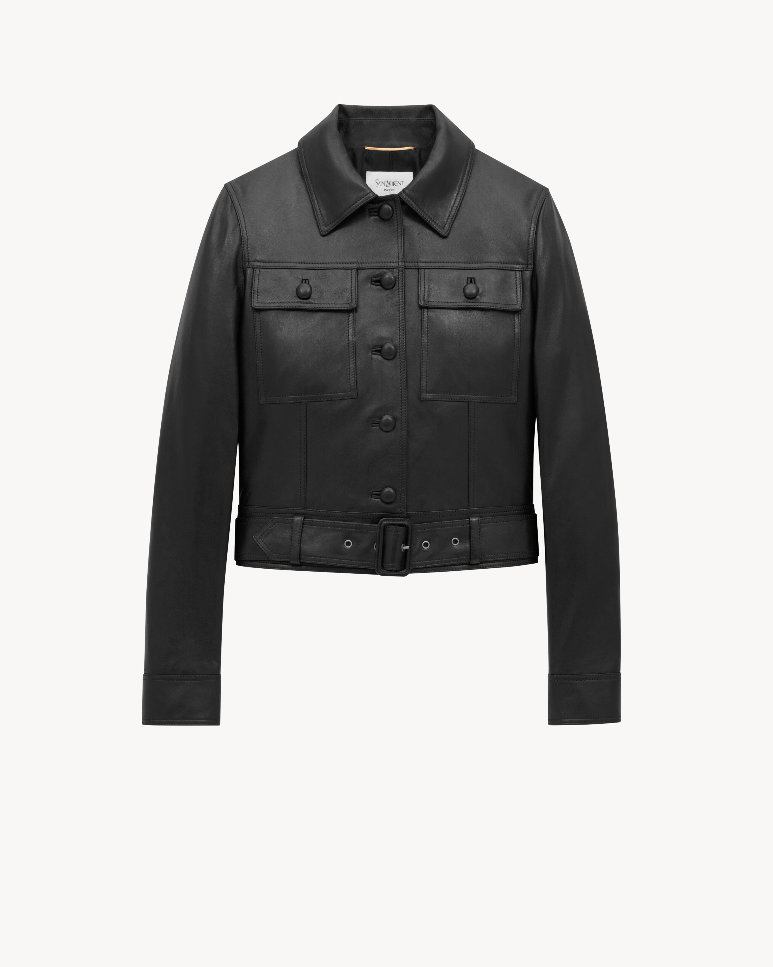 Kurze Jacke aus Lammleder