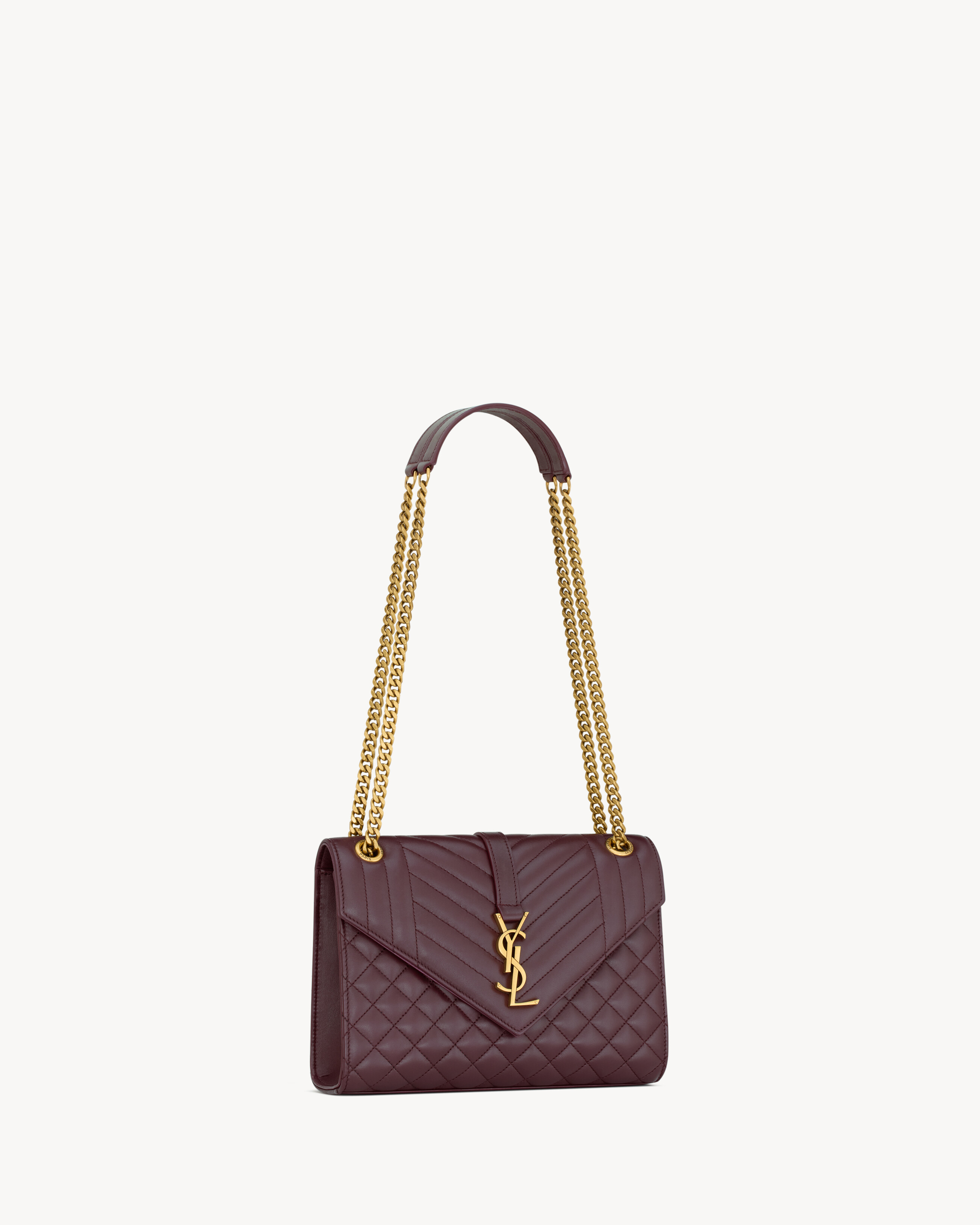 ENVELOPE medium in grain de poudre leather