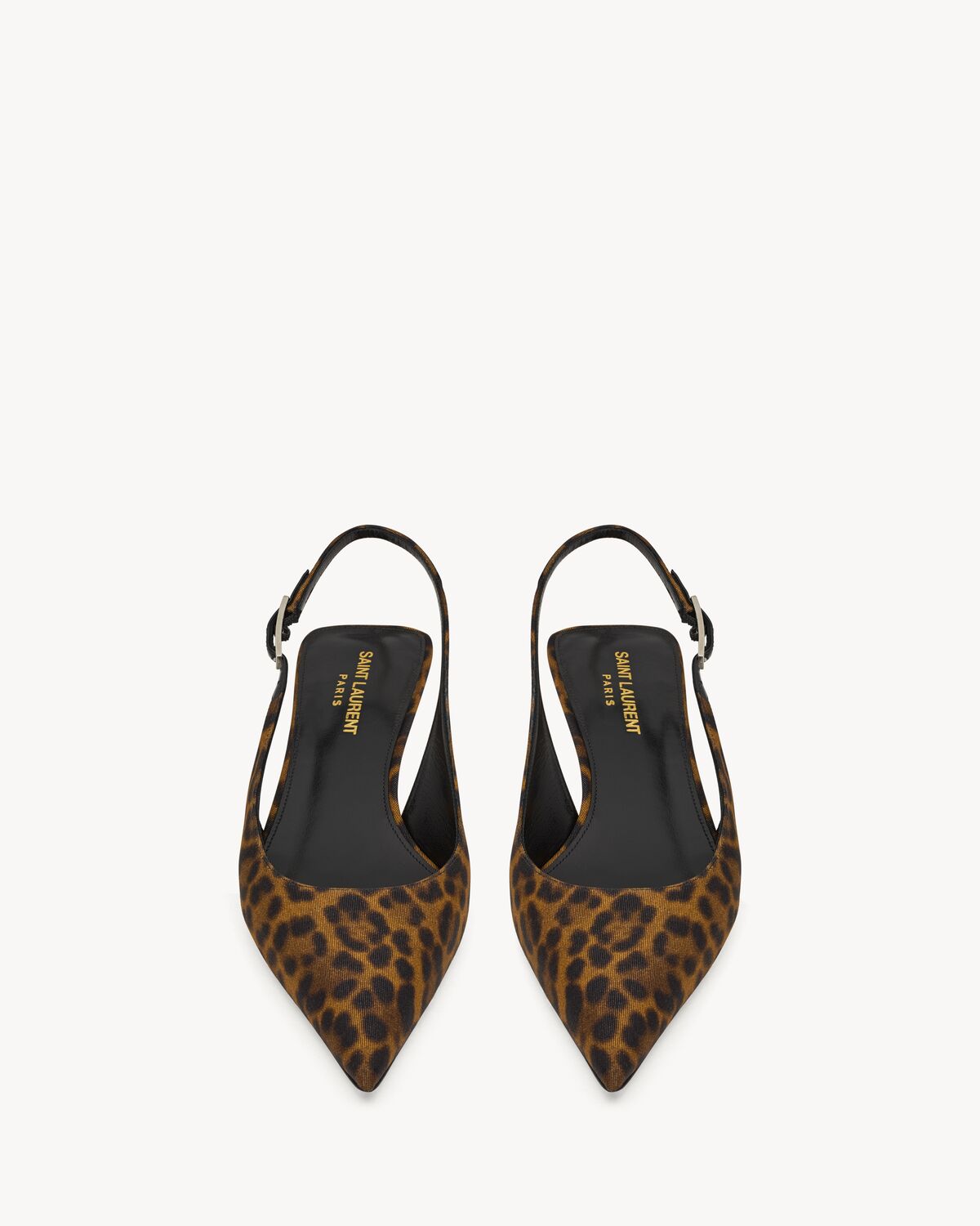 Zapatos de salón slingback Cherish de grosgrén con motivo de leopardo