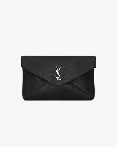 cassandre large envelope pouch in lambskin