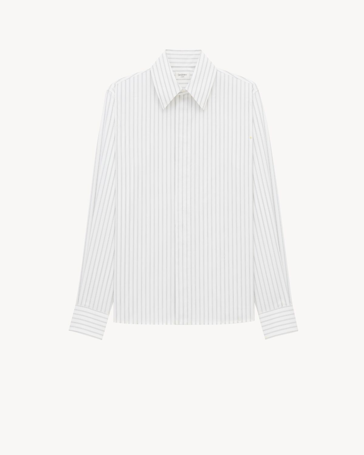 cassandre shirt in tack-stripe poplin
