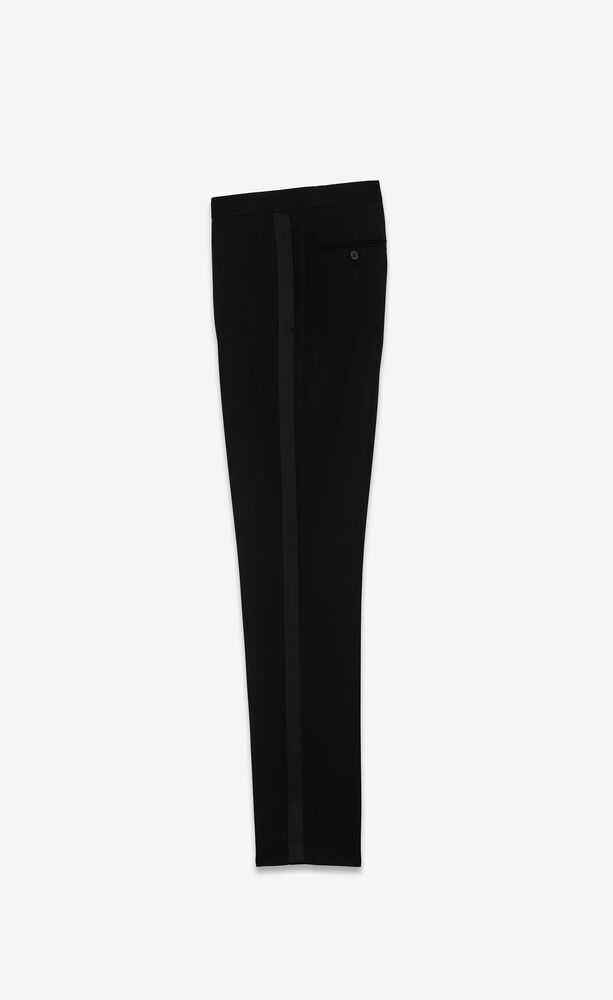 Neil Allyn Comfort Poly Men's Black Adjustable Tuxedo Pants