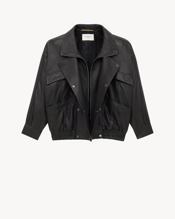 【送料&関税込】Saint Laurent Belted Flap Pocket Jacket Saint Laurent Belted Flap Pocket Jacket | italist
