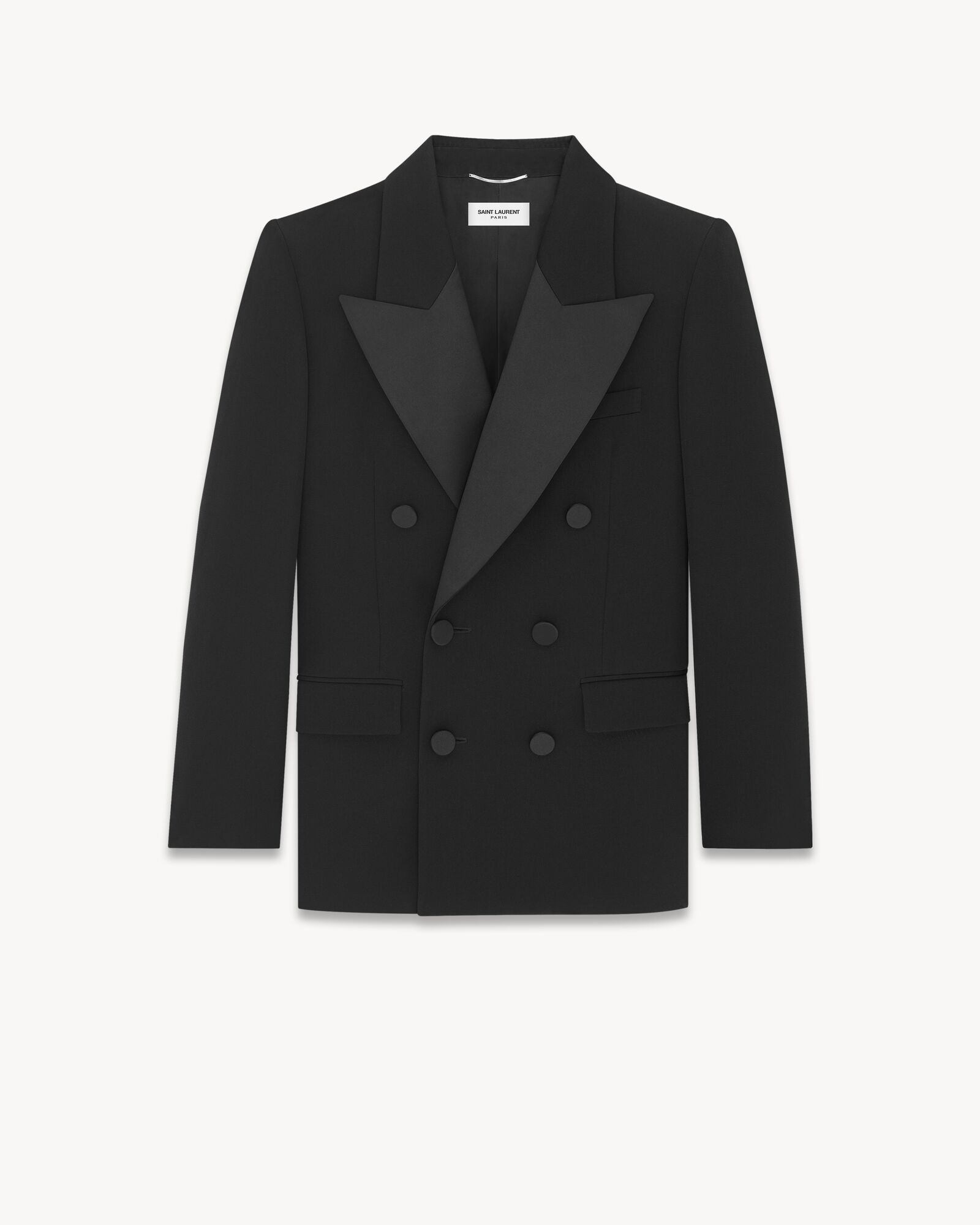 tuxedo jacket in grain de poudre