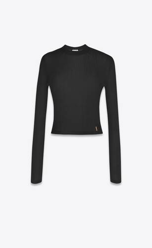 cassandre top in ribbed knit