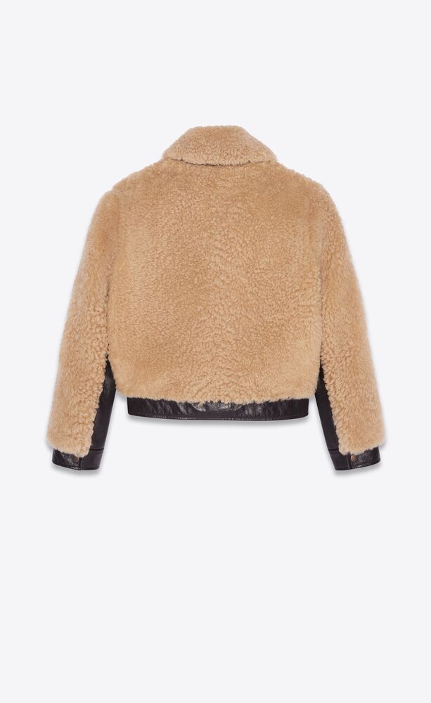 saint laurent shearling