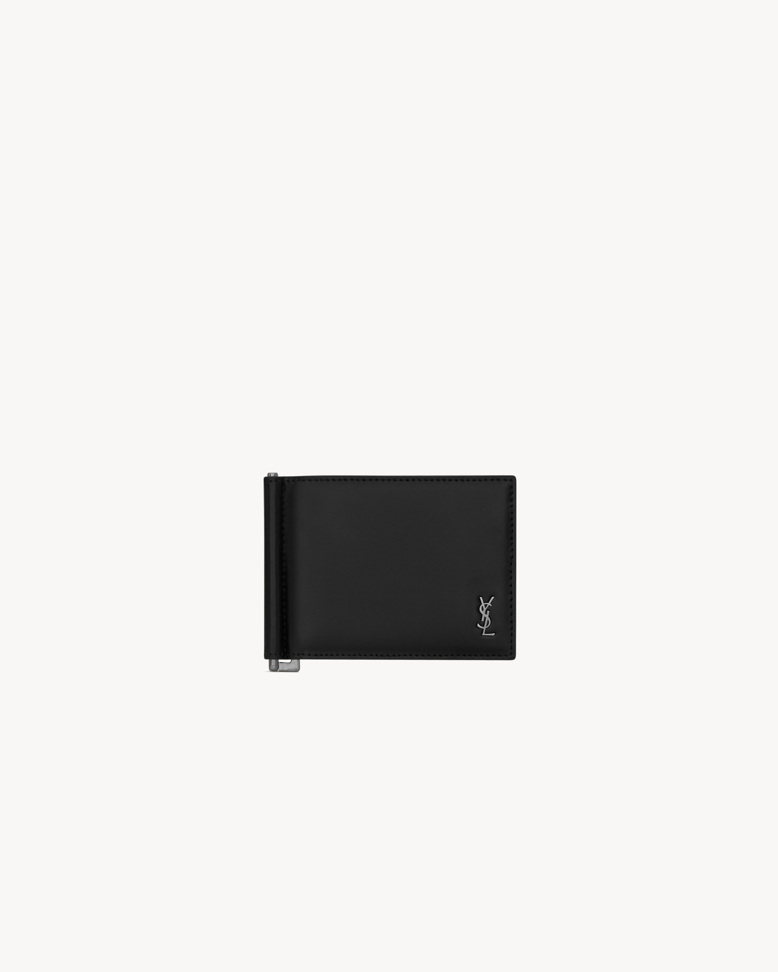 TINY CASSANDRE Bill clip wallet in matte leather | Saint Laurent | YSL.com