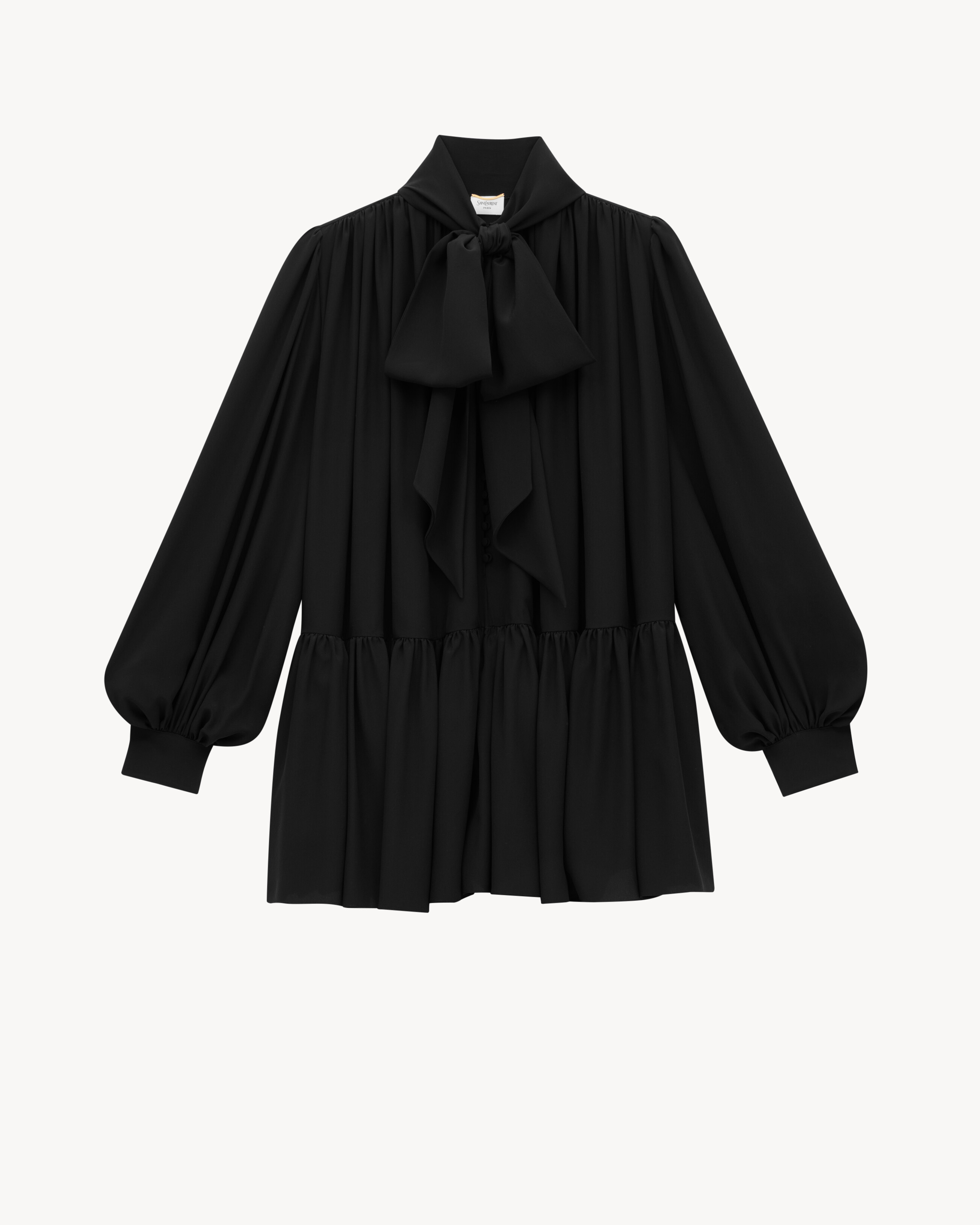 lavallière dress silk crepe de chine