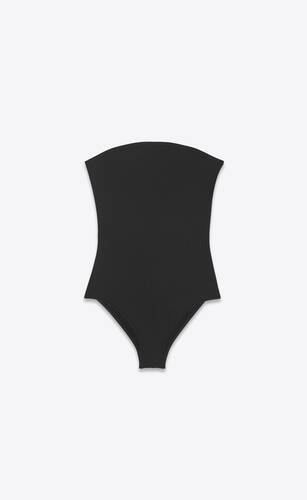 strapless swimsuit 