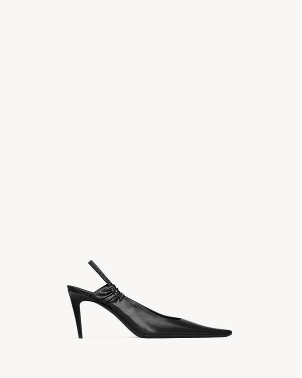 ANNE-MARIE slingback pumps in smooth leather