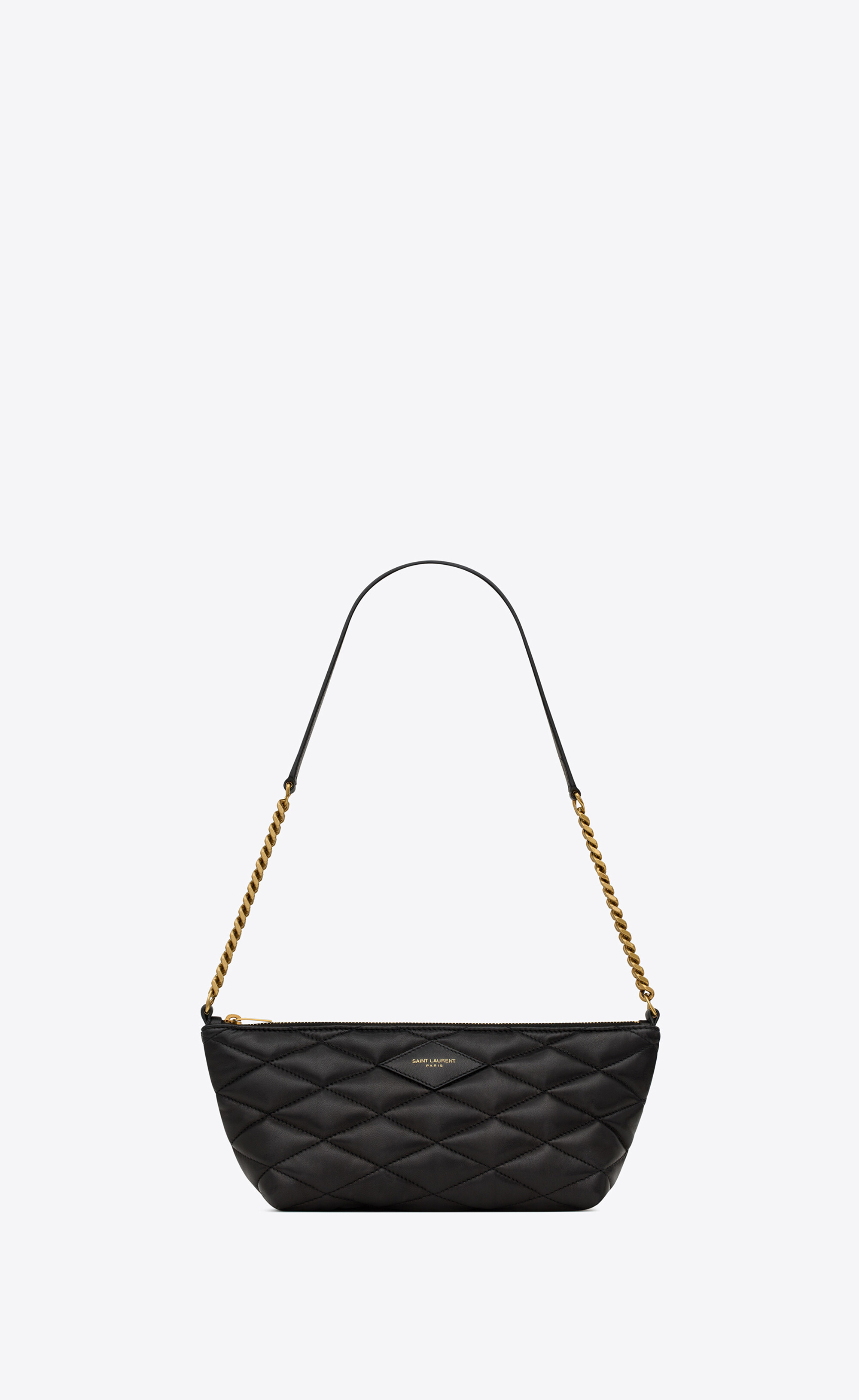 Yves Saint Laurent Black Quilted Velvet Toy LouLou Shoulder Bag - Yoogi's  Closet