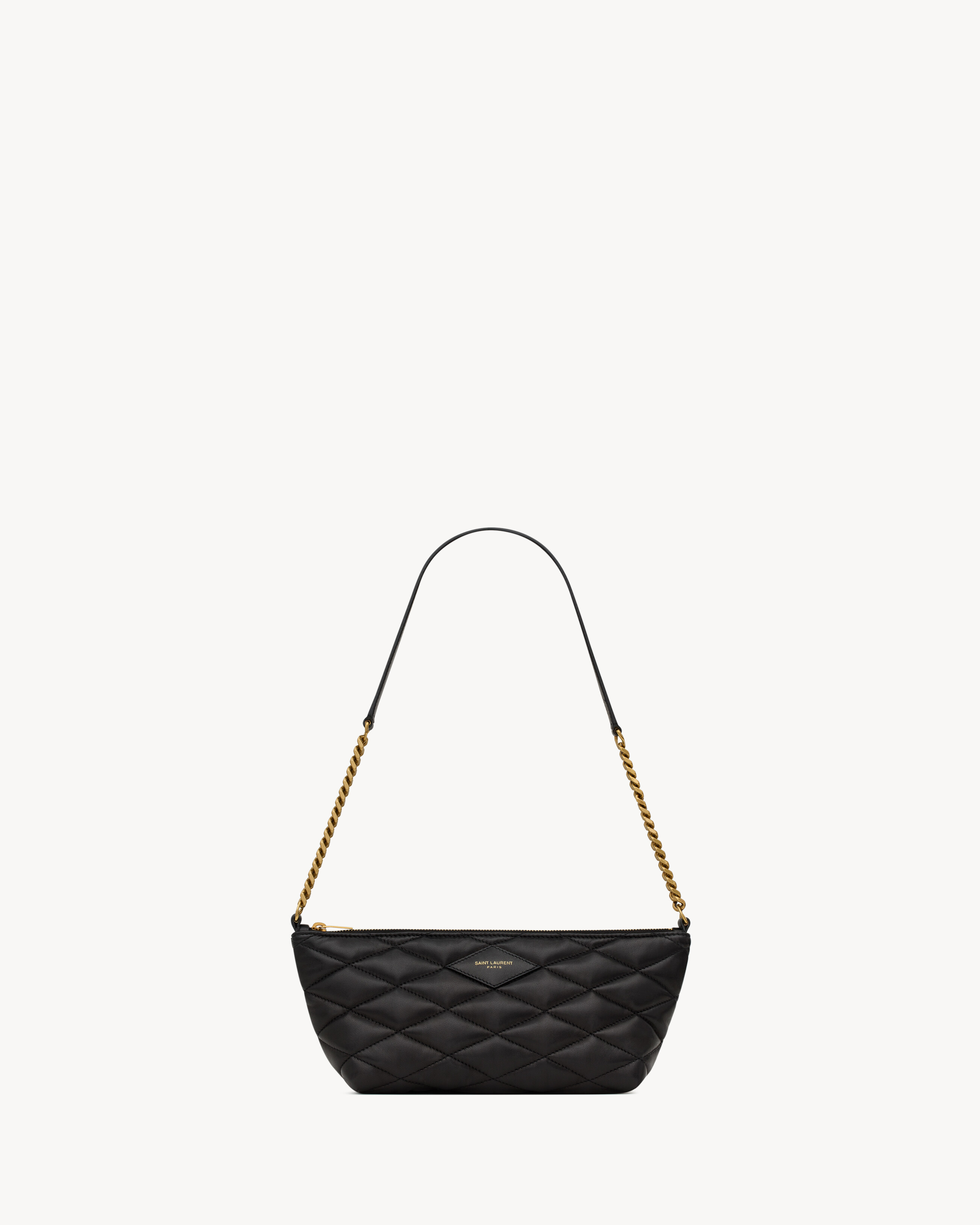 Yves Saint Laurent Black Quilted Velvet Toy LouLou Shoulder Bag - Yoogi's  Closet