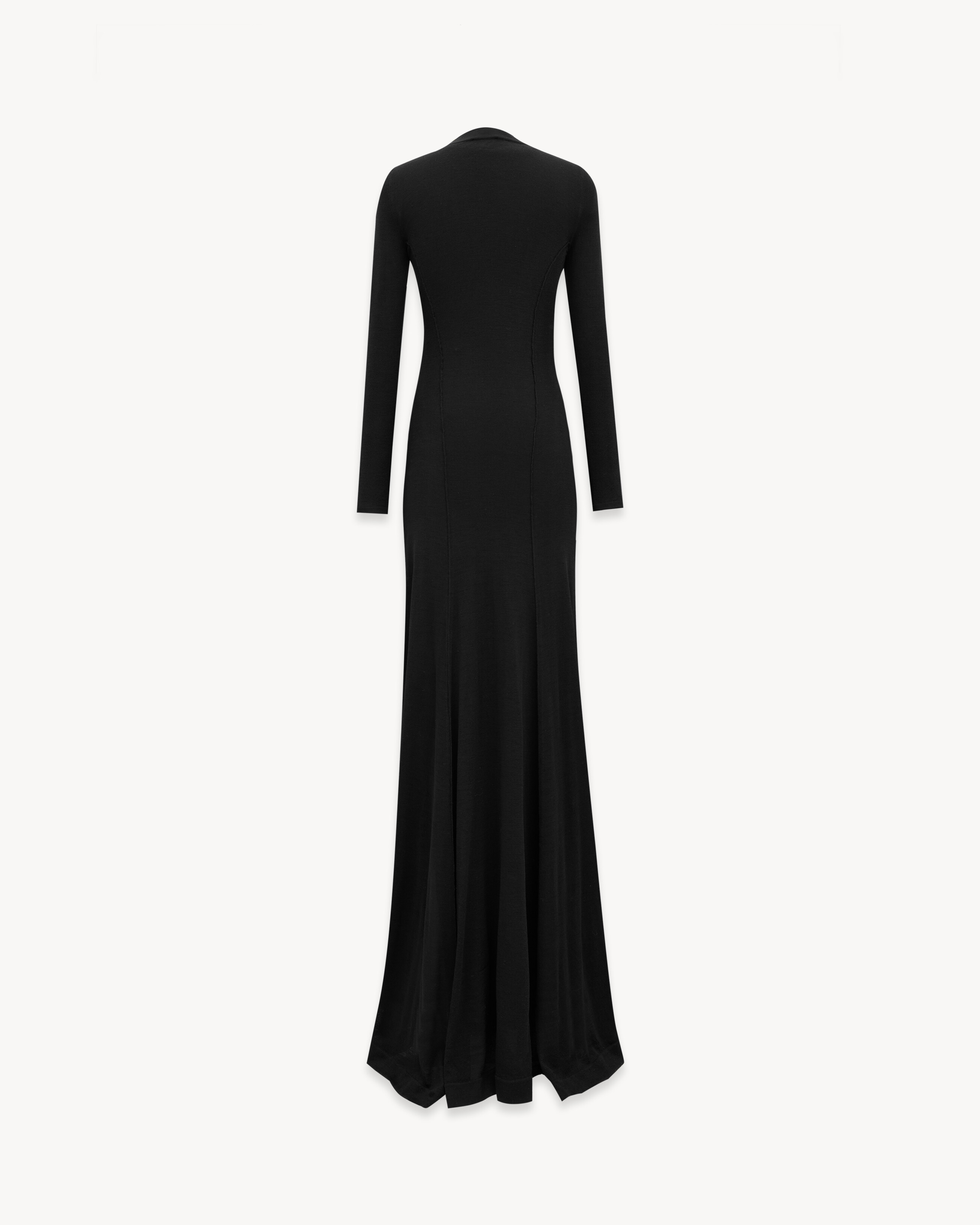 Langes Kleid aus Wolle