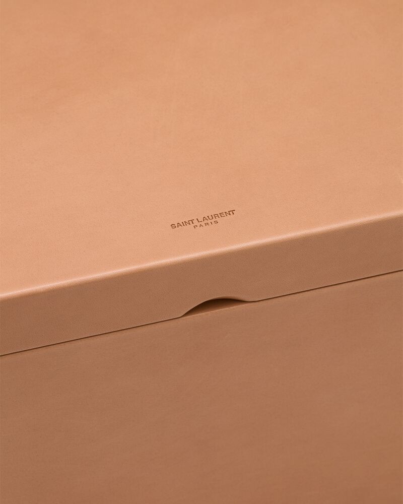 SMALL BOX IN VEGETABLE-TANNED LEATHER