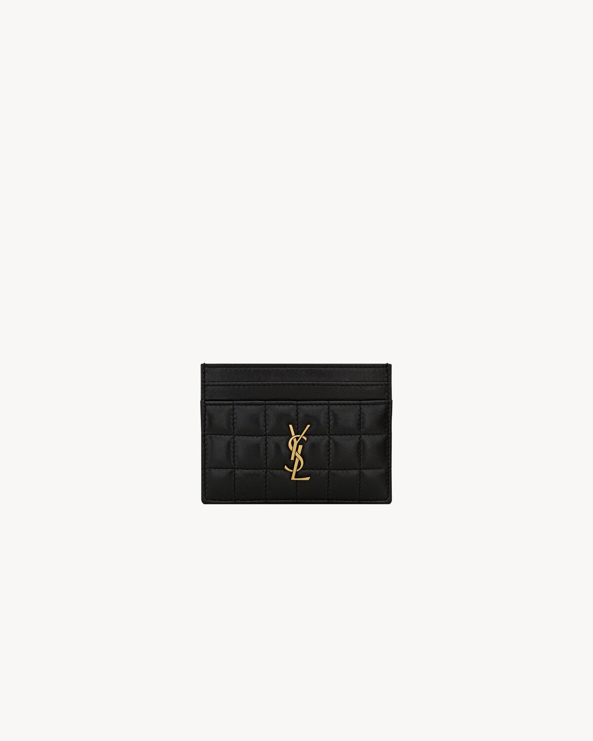 생로랑 양가죽 카산드라 마테라쎄 까레 카드 케이스 742760AABVP1000