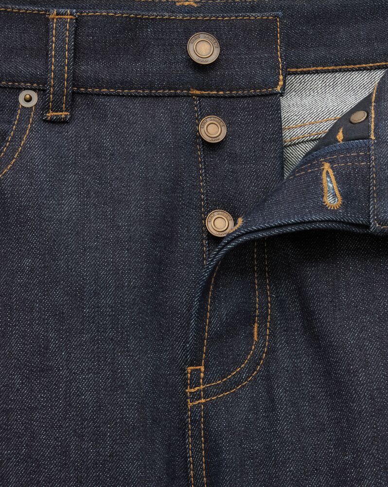 90's slim jeans in raw indigo denim