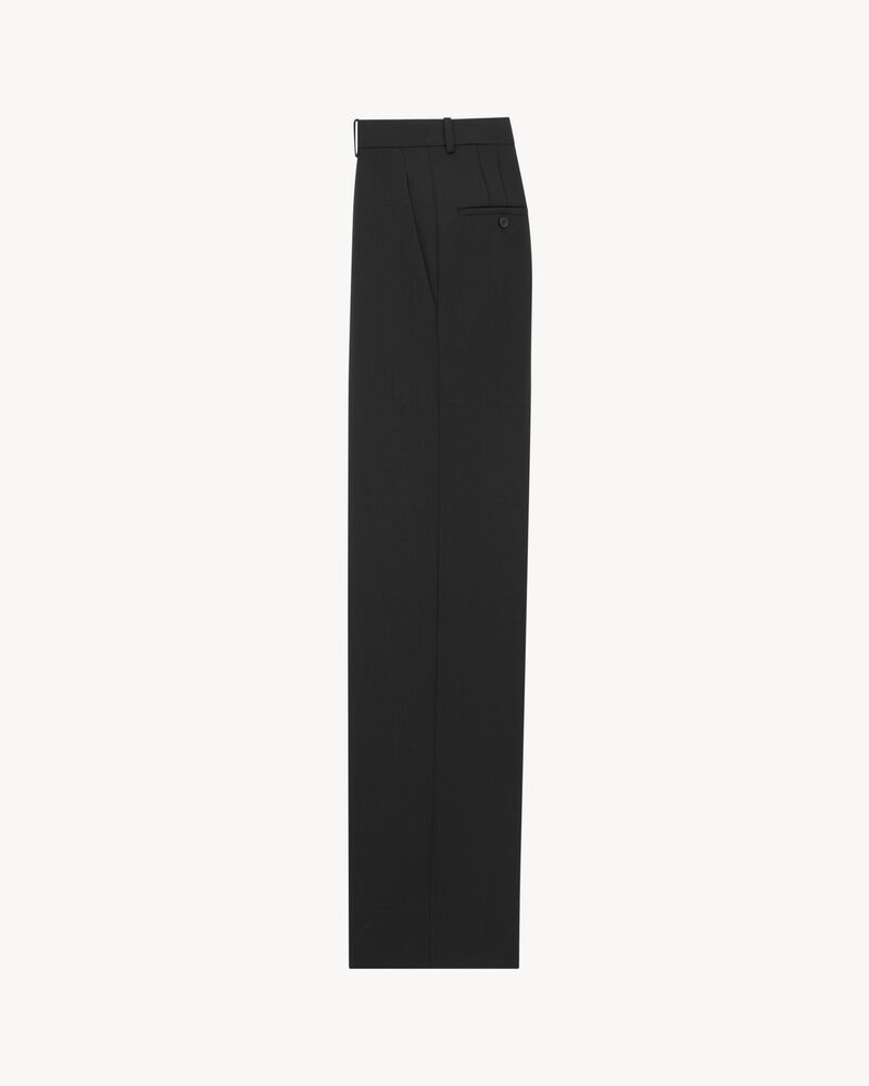 high-rise pants in wool