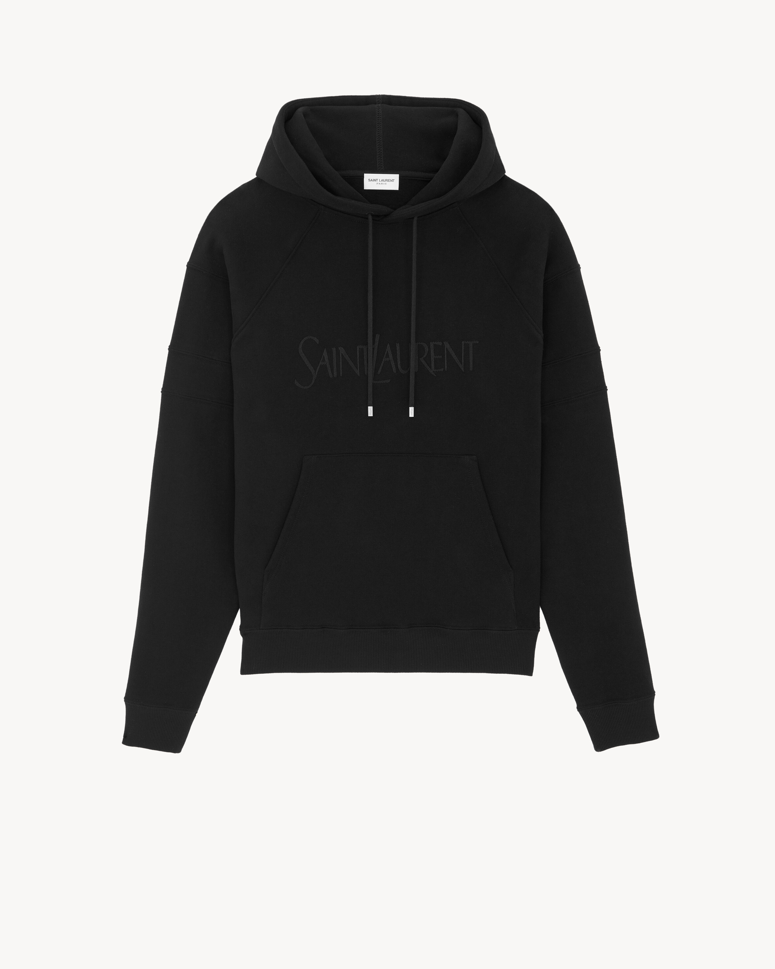 Hoodie brodé Saint Laurent