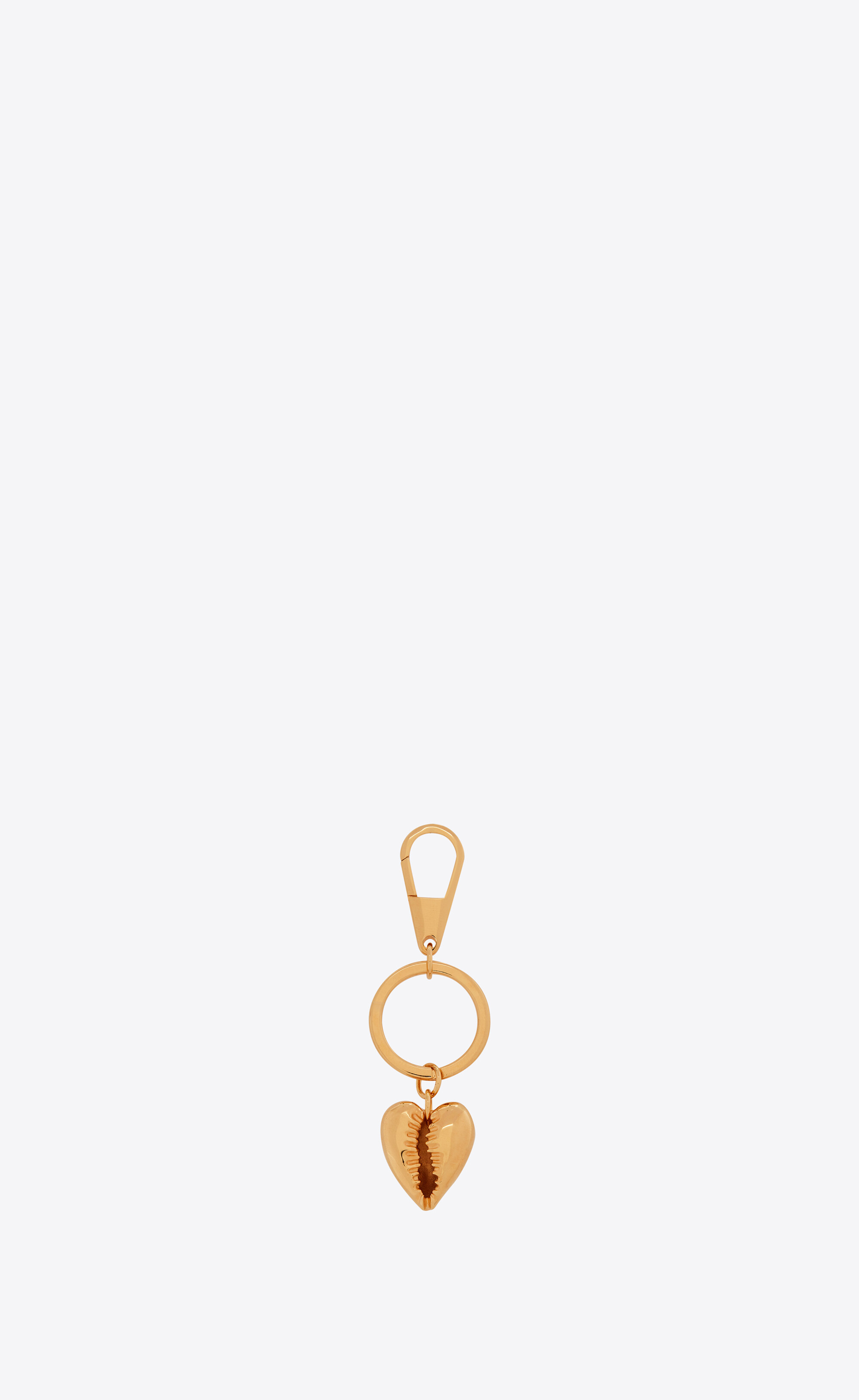 saint laurent heart keychain