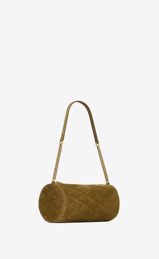 SADE SMALL TUBE BAG IN QUILTED suede | Saint Laurent | YSL.com