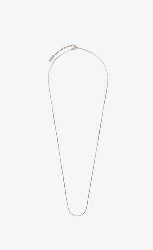 long venetian chain necklace in metal