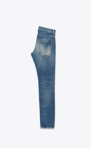 slim-fit-jeans aus denim in deauville beach blue