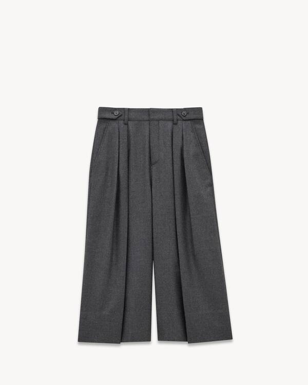 culotte shorts in cashmere