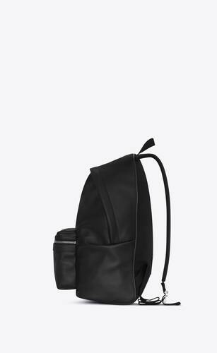 city backpack in matte leather