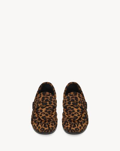 SAINT LAURENT ホインテットトゥスリッホンフ 4897510NP00 9935 NOUR slippers in satin crepe and rhinestones | Saint Laurent
