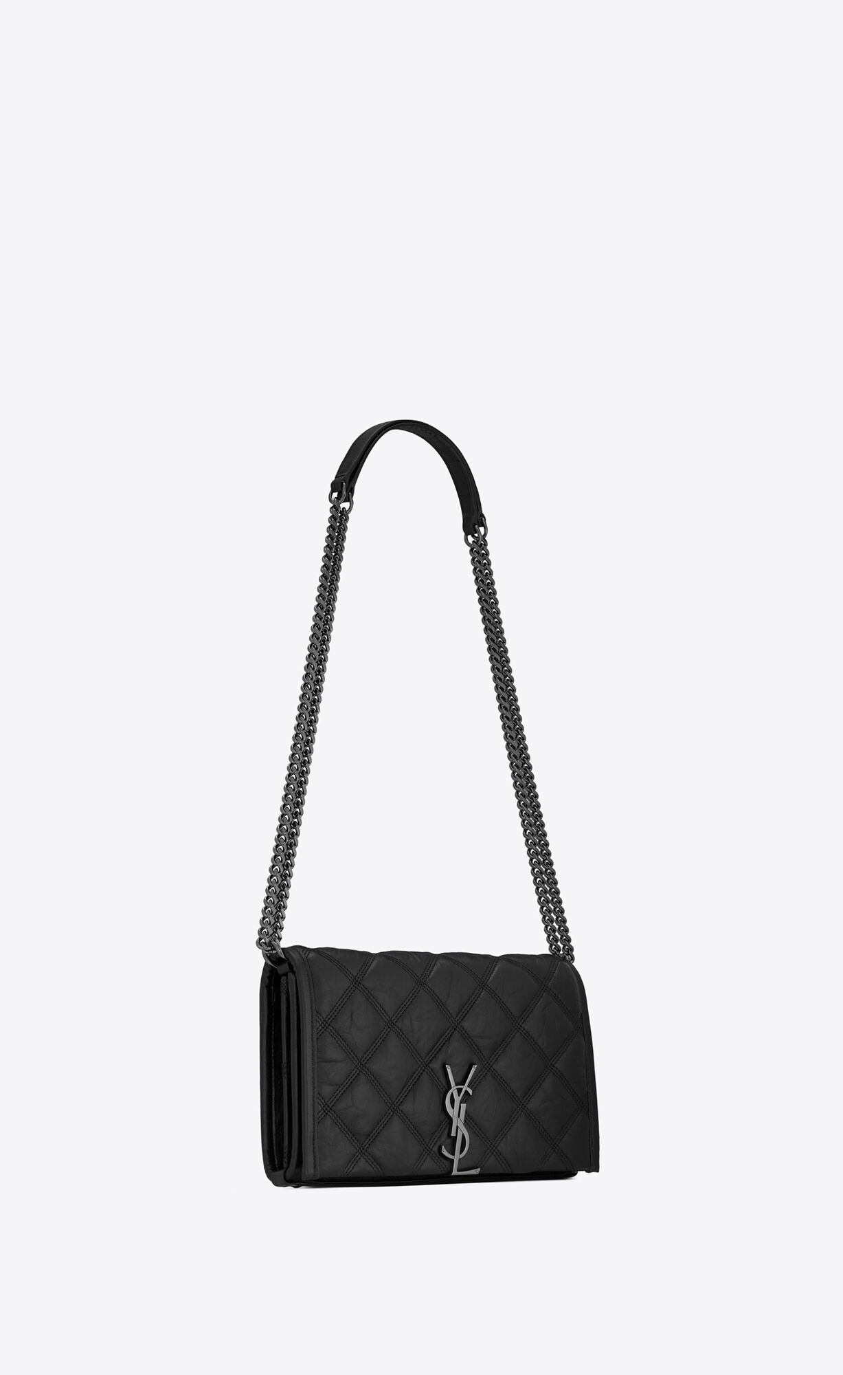 ysl becky chain wallet