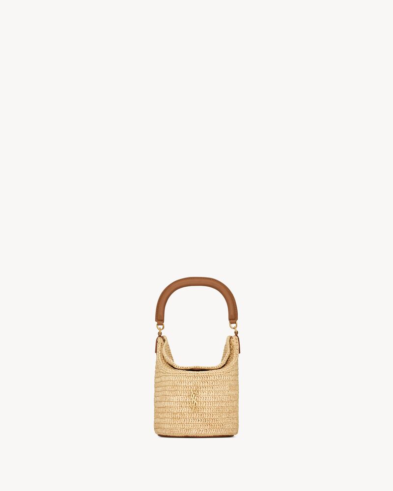 GABY bucket bag in raffia