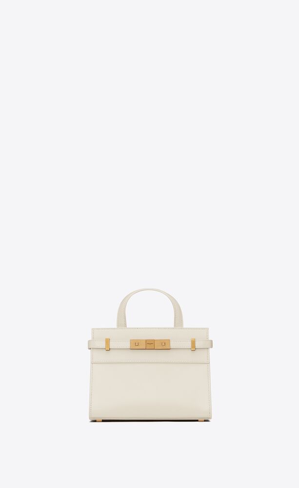 manhattan nano shopping bag in box saint laurent leather