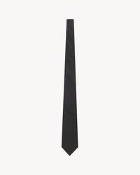 wide tie in striped silk jacquard