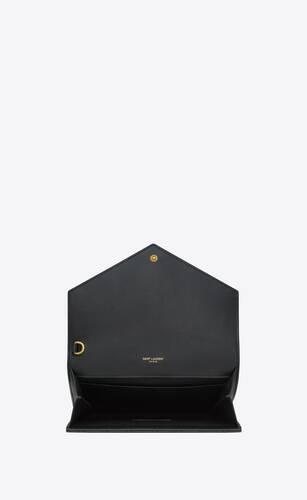 Womens Saint Laurent black Medium Loulou Shoulder Bag | Harrods UK
