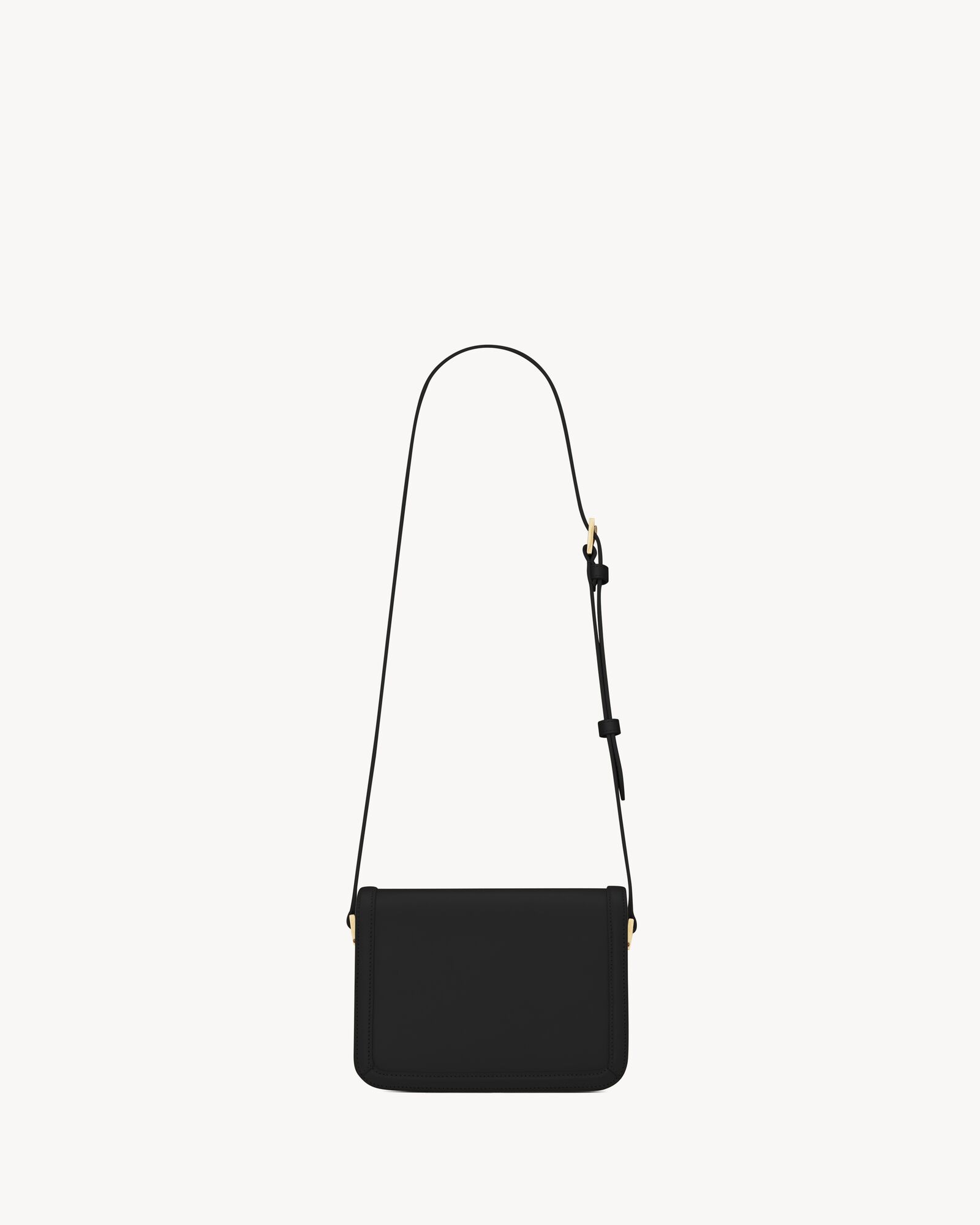 CASSANDRA Mini top handle bag in BOX SAINT LAURENT leather Saint