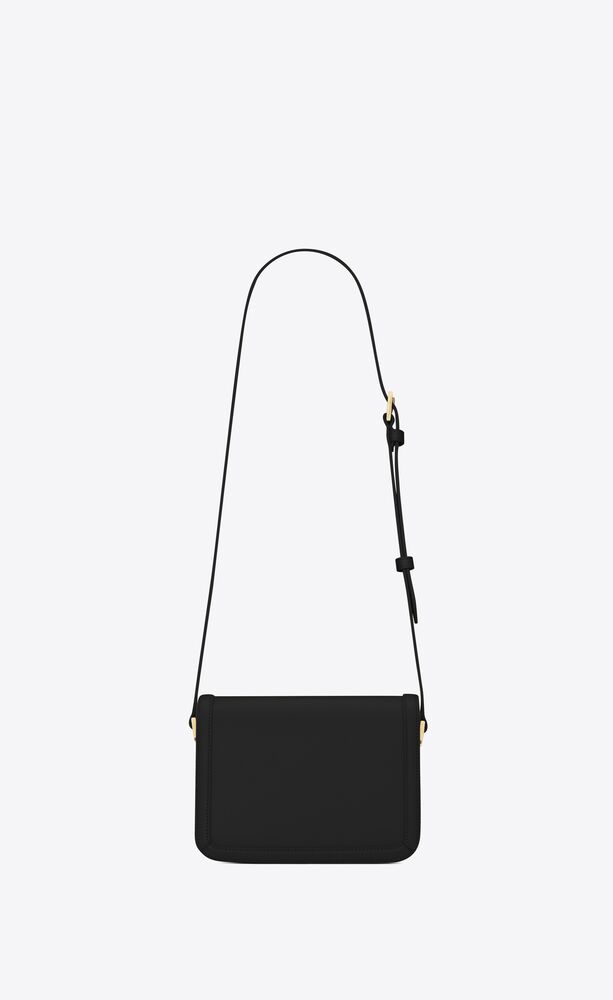 Solferino small satchel en cuir box Cuir Saint Laurent en coloris Noir Femme Sacs Sacs et sacoches satchel 