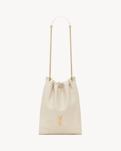 YSL ホワイト　ポシェット ジェイミー 4.3 ミニ（ラムスキン） | Saint Laurent サン