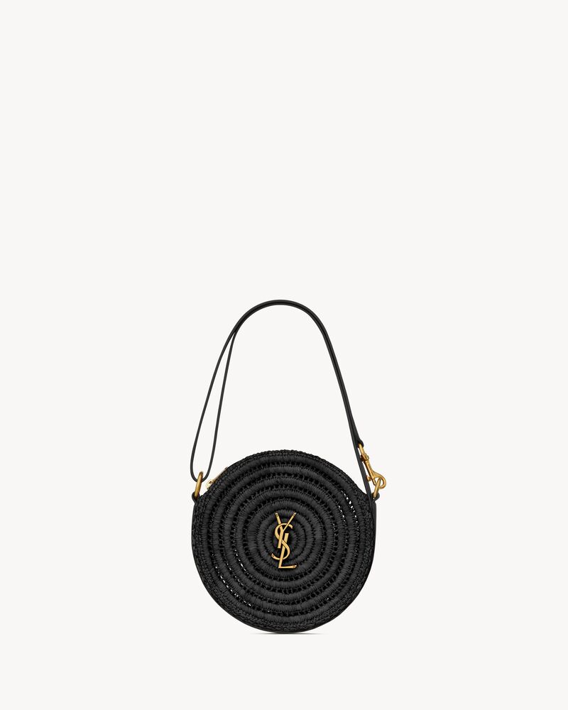 Ysl raffia round bag Clearance