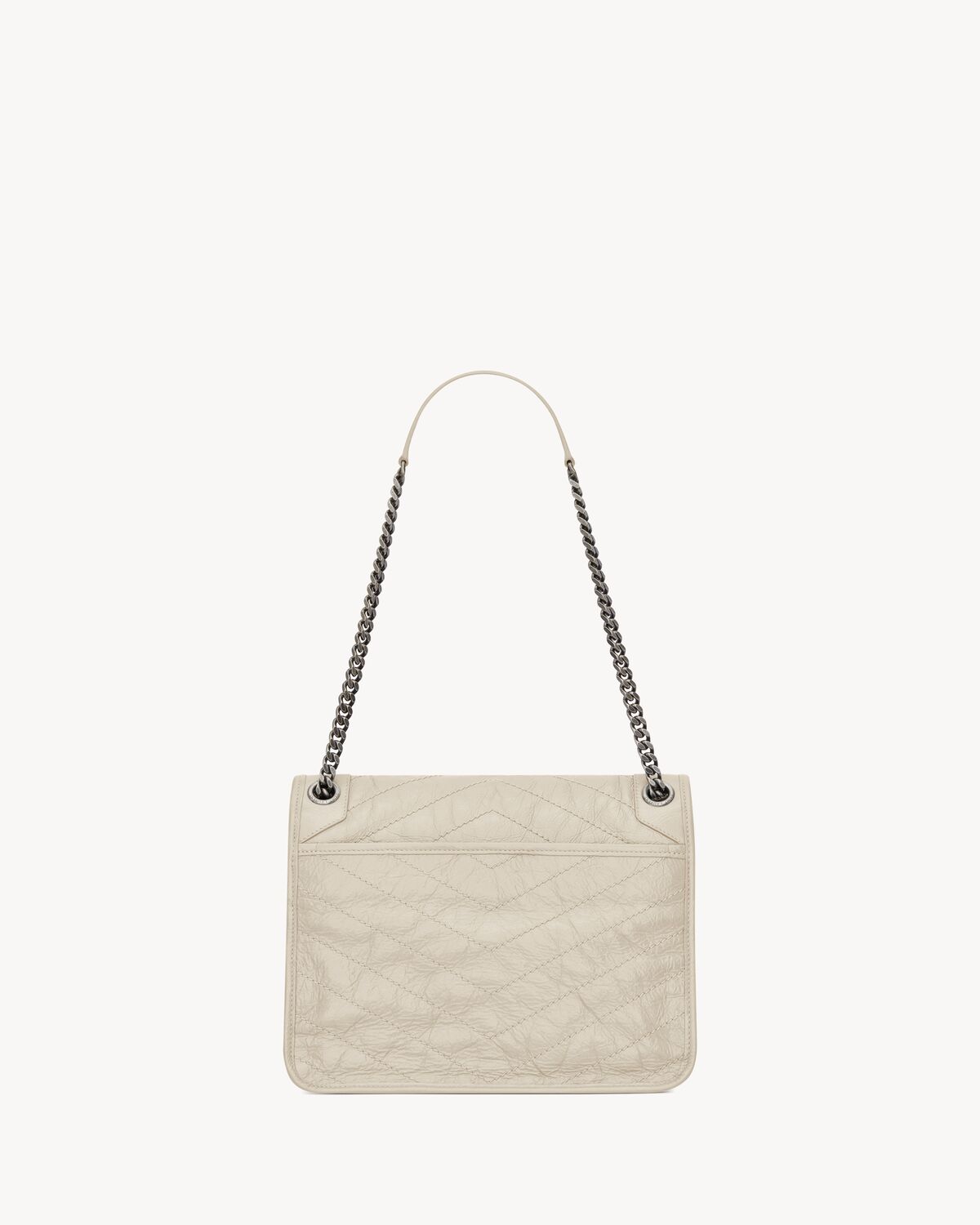 생로랑 빈티지 가죽 니키 미디엄 숄더백 6331580EN049207