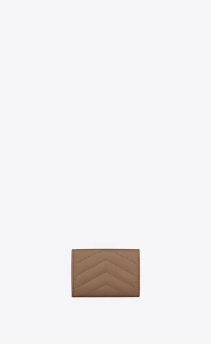 cassandre matelassé origami tiny wallet in grain de poudre embossed leather