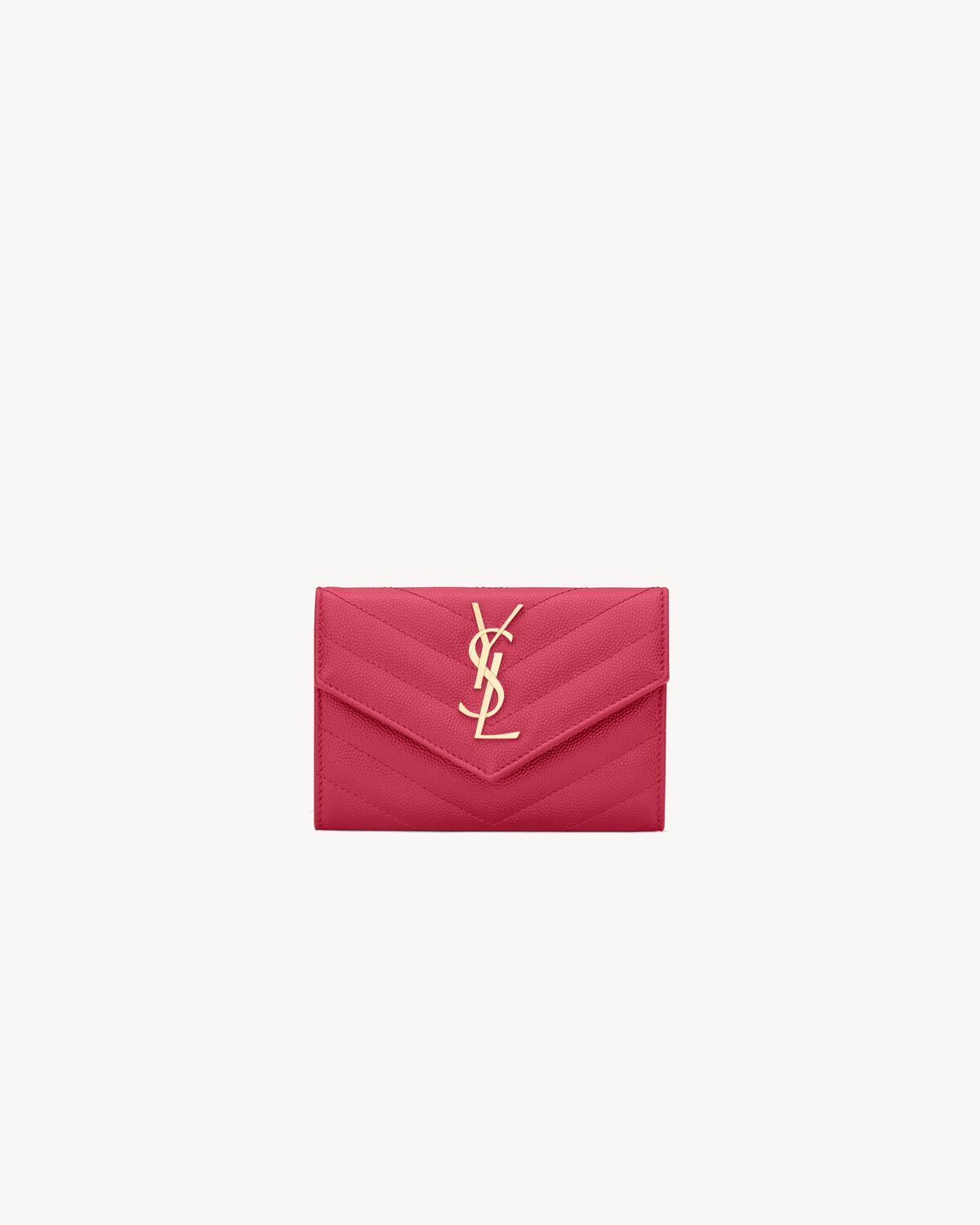 CASSANDRE MATELASSÉ small envelope wallet in grain de poudre leather