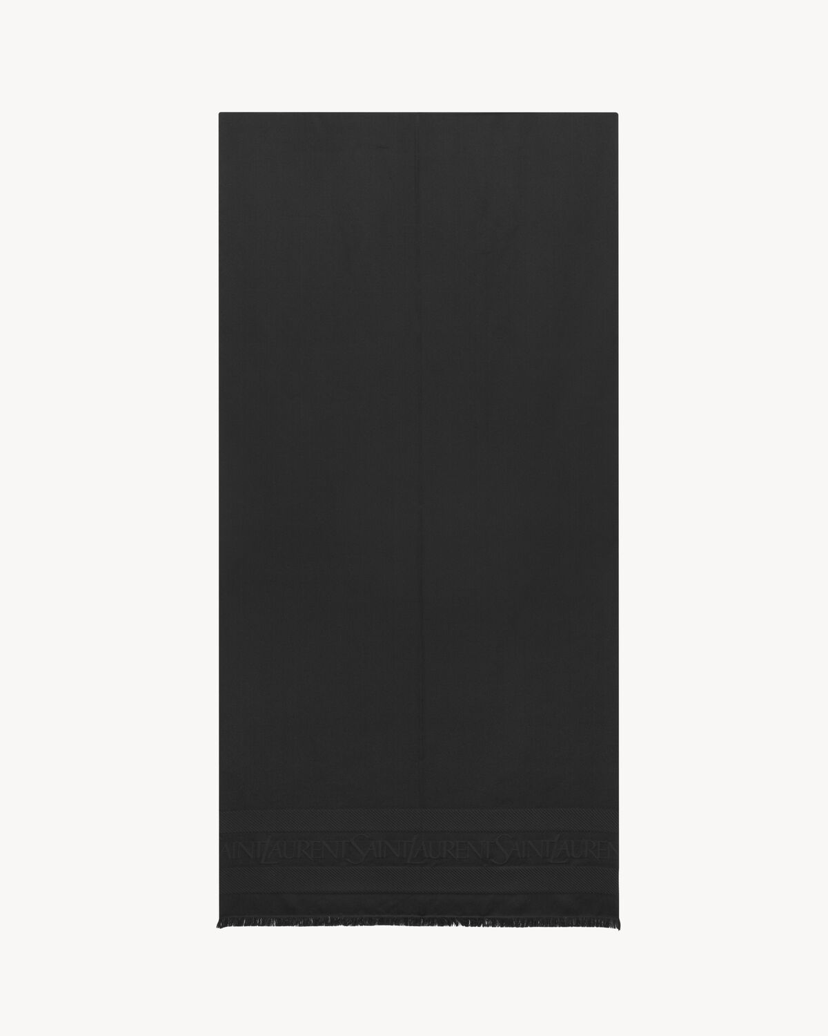 SAINT LAURENT scarf in silk satin