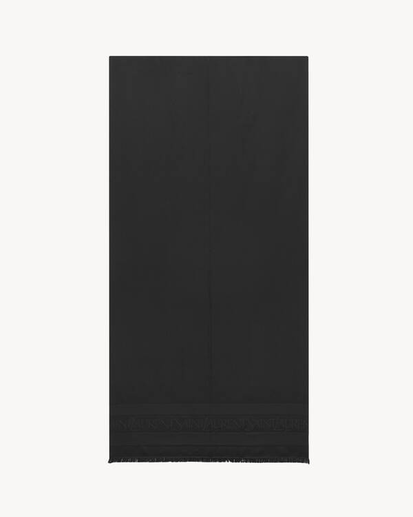 超特価】 蛇柄 ブラウン YSL 極美品 シルク イブサン 150 50