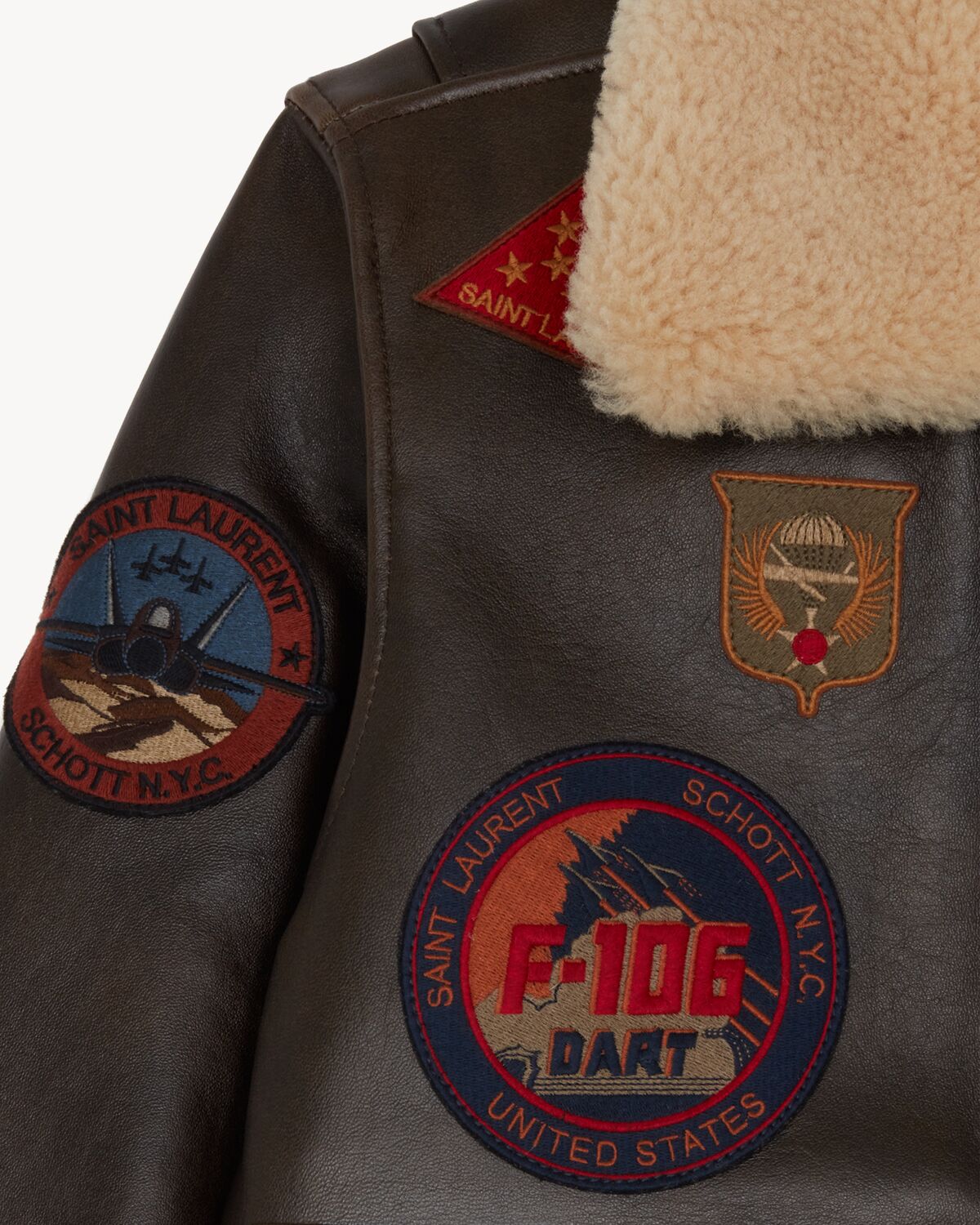 Schott aviator jacket in lambskin