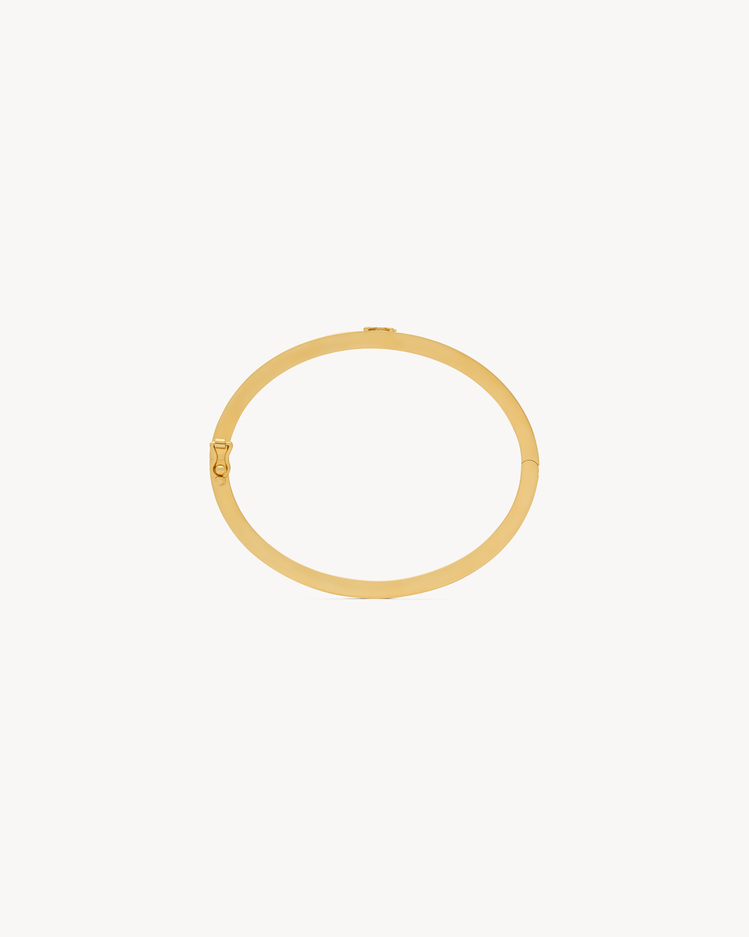 CASSANDRE bracelet in metal and leather