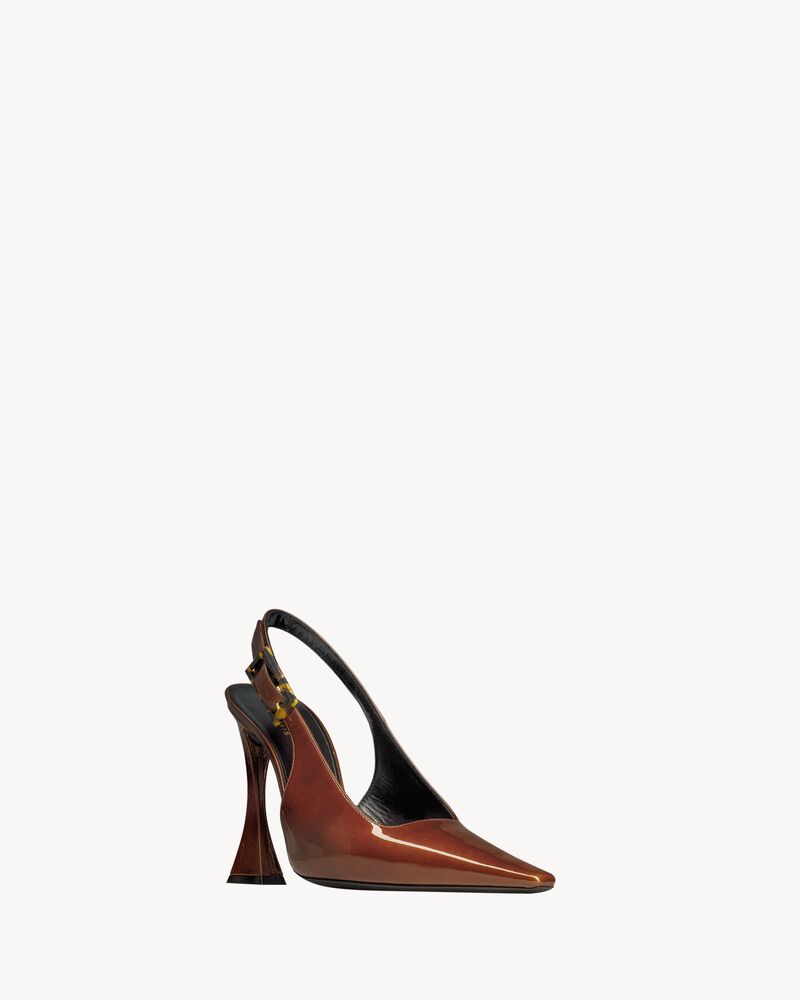 SL DUNE SLINGBACK PUMPS PINK SATIN