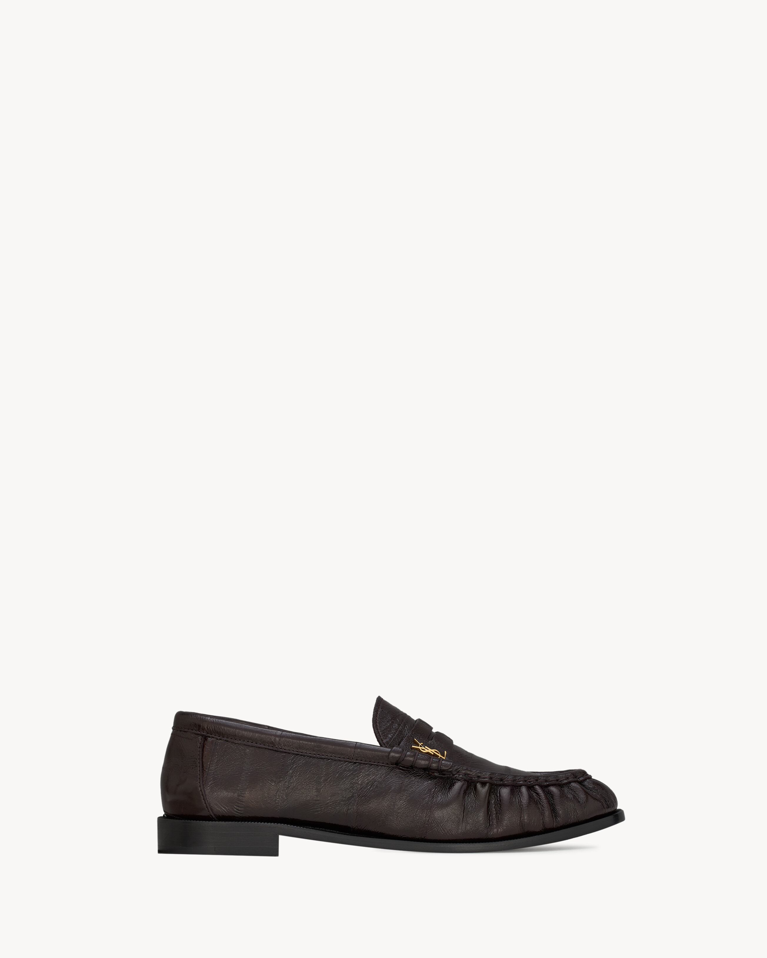 LE LOAFER supple mocassins en cuir d’anguille