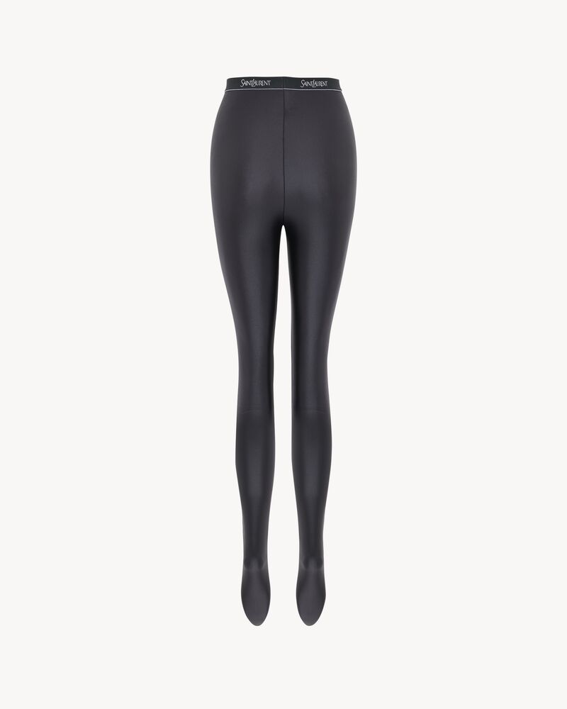 Saint Laurent Tights in Shiny Jersey